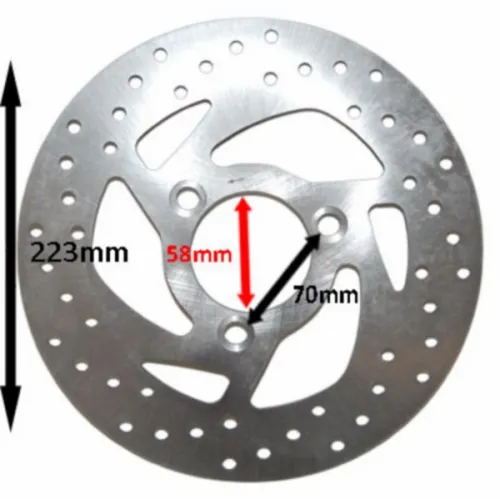 remschijf voor 226mm past op elystar, people