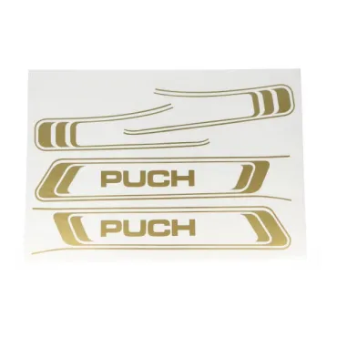 stickerset puch goud past op maxi