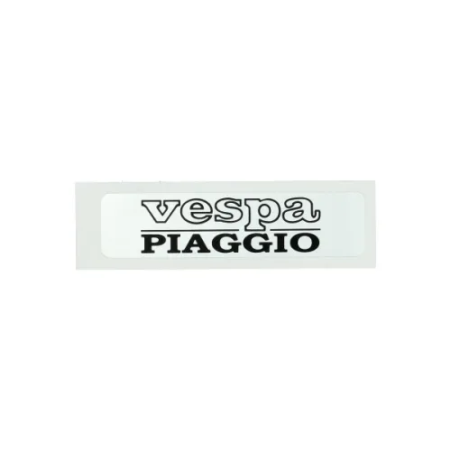 sticker vespa piaggio zilver/zwart