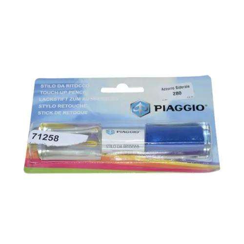 lakstift Piaggio origineel blauw siderale 280 past op piaggio 610730m003