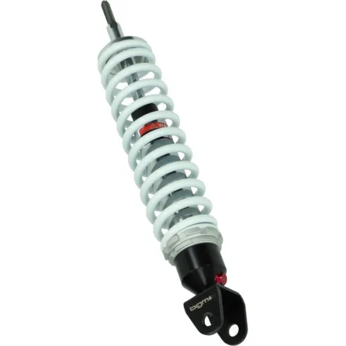 schokbreker BGM 285mm wit/zwart past op et2-et4, nrg, runner, runner 125cc, runner 180cc 2t bgm7712