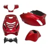 plaatwerkset DMP model SP EVO-1 (candy red) rood mat 5-delig past op zip2000