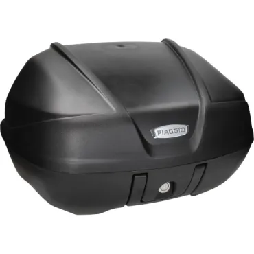 achterdrager + Piaggio origineel topkoffer euro-5 52 ltr past op mp3 530 HPE, mp3-400cc 1b010249