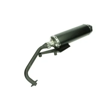 uitlaat cpl (made in EU) (model akrapovic) 2018 zwart/zwart past op fiddle 2