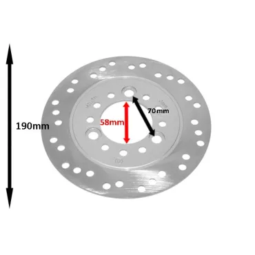 remschijf orig voor 190mm past op china lx/napoli, china retro/torino, china vespa S, sco china 4t 40200001bz