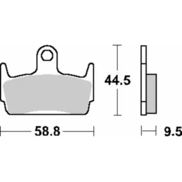 remblokset sbs achter past op jet4-4t, x8r 129hf