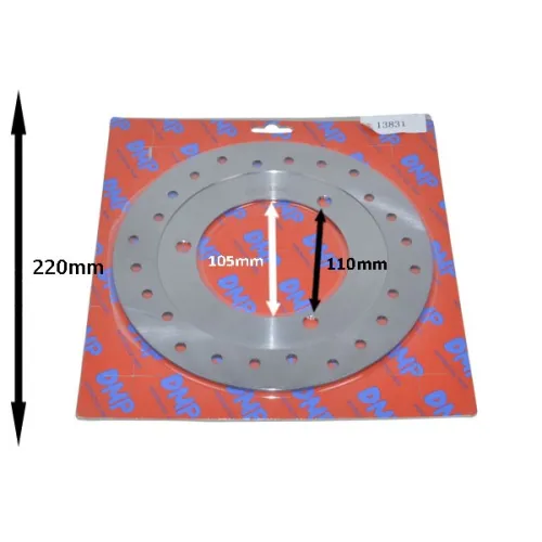 remschijf voor 220mm past op x8r