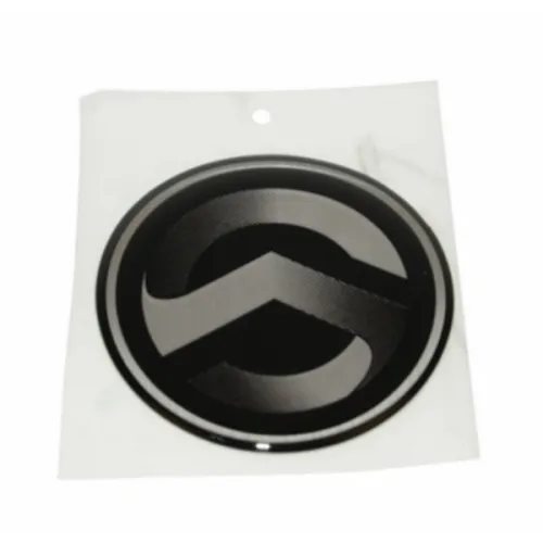 sticker Sym logo rond 40mm past op cello/allo, euro-x, fiddle, fiddle 2, jet, orbit, sym dd 2t, symphony, symphony sr, tonik, xp