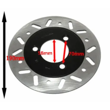 remschijf orig voor 190mm past op cello/allo, fiddle 2, fiddle 3, jet euro X, orbit, xpro 45121-aaa-000