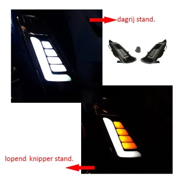 knipperlichtset DMP led matrix tube euro 4 voor smoke past op fiddle 2