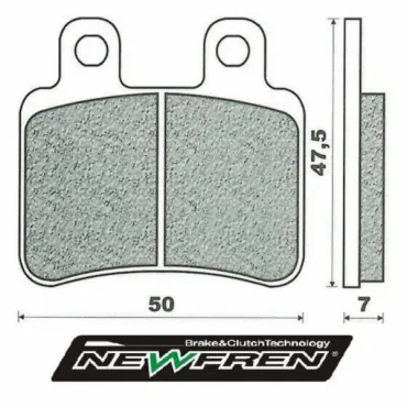 remblokset newfren past op dt50r, elystar, rieju, ryz pro sm, senda drd pro, xsm va2008, xtm va2008 fd0323