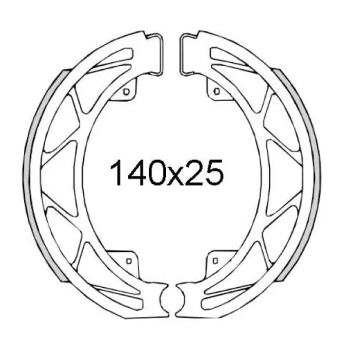 remsegment set euro-4/5 past op centro 4t, liberty IGET, primavera, primavera 4t [euro4], runner 180cc, sprint 4t (euro4)