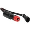 aanstekerplug BC 12v met adapterkabel 18mm/12mm