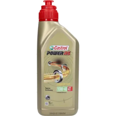 smeermiddel Castrol olie 10W40 4t power rs 1L