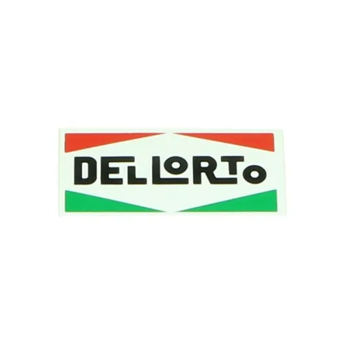 sticker dellorto origineel dellorto klein 6x3