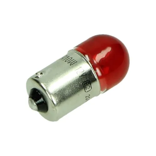 lamp 12V bosma 10W ba15 rood