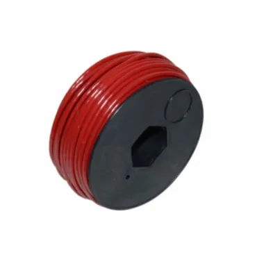 electrisch draad 30m rood per rol