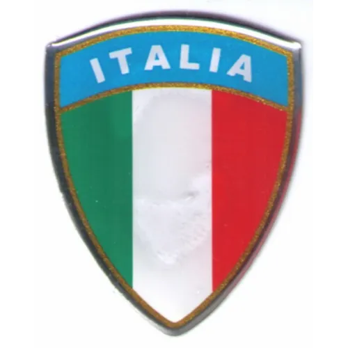 sticker univ vlag italie groot 3d per stuk