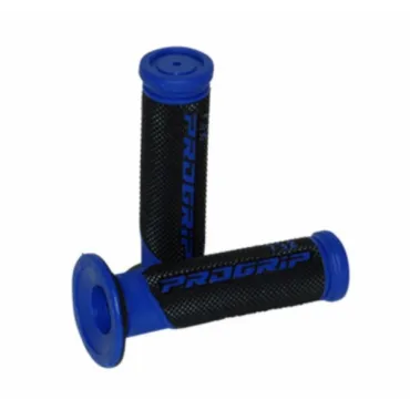 handvatset progrip zwart/blauw past op scooter 732