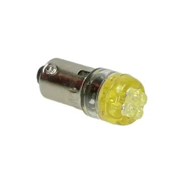 lamp 12V led knipperlicht o.a.piaggio ba9s oranje