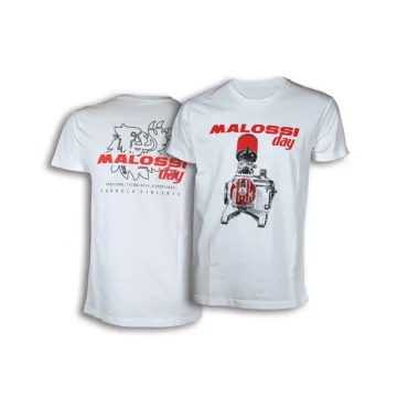 kleding malossi t-shirt M wit 4114514.f4