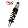 schokbreker yss gasgevuld E-serie 310mm zwart/goud past op kymco, minarelli, peugeot, sco gy6