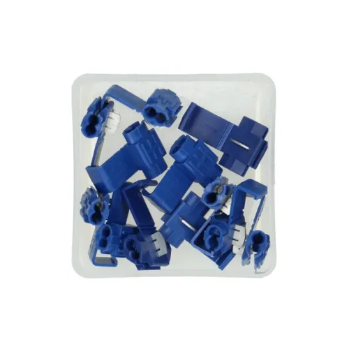 kabel verbindingsstuk blauw 12pcs