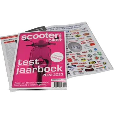 tijdschrift Scooter&BikeXpress + complete catalogus 2022-2023opop