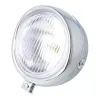 koplamp rond retro (made in EU) 130mm chroom past op univ