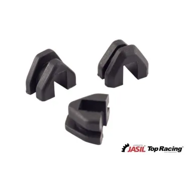 geleiderubberset top racing varioramplaat (made in EU) 3 stuks past op scooter