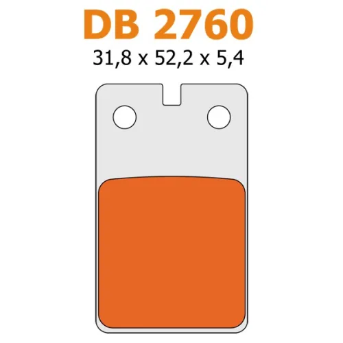 remblokset delta voor past op af1, crosser, f12, fifty, rst db2760