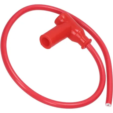 bougiekap + kabel silicone (B) rood past op univ