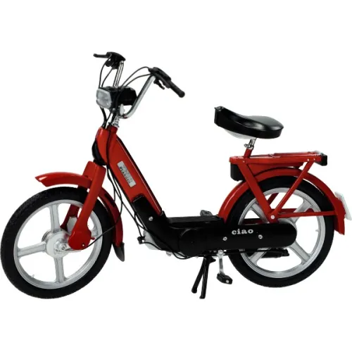 schaalmodel Vespa Ciao 1:10 rood metallic