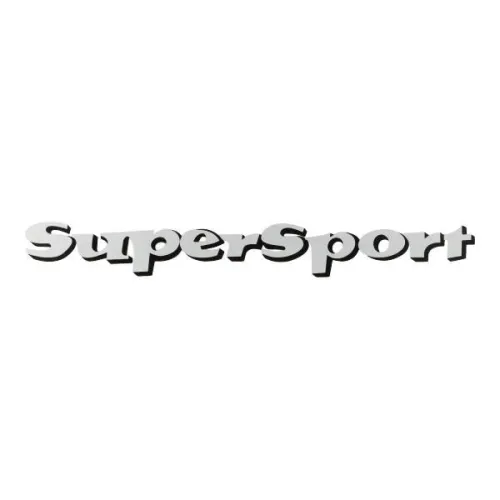 sticker super sport zundapp grijs/zwart