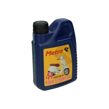 smeermiddel metrakit olie 5W40 synth. (vespa) 1L fles