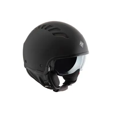 helm tucano jet el fresh (air) met zonnevizier M 57/58 zwart matopop