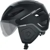 helm abus pedelec/snorfiets 2.0 met vizier led NTA-8776 keur urban XS-S 51/55 velvet black