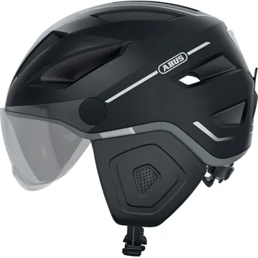 helm abus pedelec/snorfiets 2.0 ace met vizier led NTA-8776 keur urban S-M 52/57 velvet black