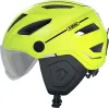 helm abus pedelec/snorfiets 2.0 met vizier led NTA-8776 keur urban XS-S 51/55 signal yellow