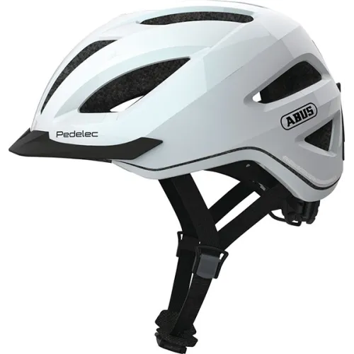 helm abus pedelec/snorfiets 1.1 led NTA-8776 keur urban L-XL 56/62 pearl white