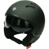 helm tucano jet el fresh (air) met zonnevizier XS 54/55 zwart matopop