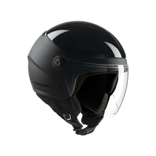 helm tucano demi-jet el 'pop XS zwartglans/zwart mat