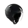 helm tucano demi-jet el 'pop L zwartglans/zwart mat