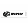 sticker univ malossi mhr woord [mhr] + leeuw 16cm zwart 339772opop