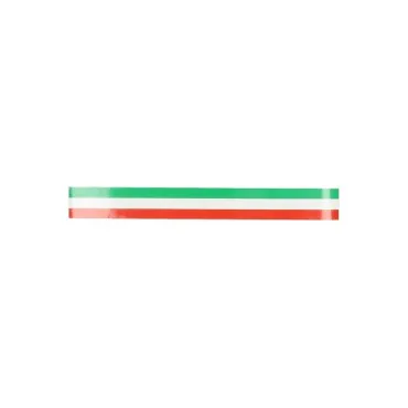 sticker univ vlag italie streep 3x23cm horizontaal