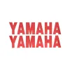 sticker woord [yamaha] onderspoiler rood past op aerox 980587.red