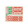 stickerset castrol rood 5-delig past op univ