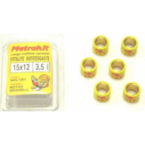 variorolset metrakit 8.0gr 15x12mm past op minarelli 945l1226