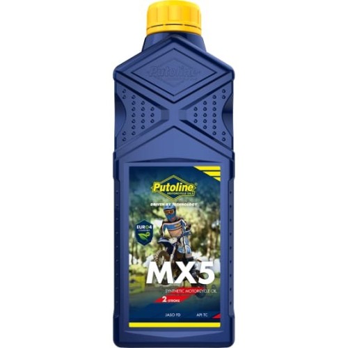 Putoline MX5 - 2 Takt olie - 1 Liter - vol synthetisch