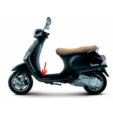 treeplank Piaggio origineel zwart grafite 79/a past op vespa lx 62212440nd